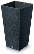 Kvetináč FURU SQUARE 39,5 cm, antracitová, 39 cm