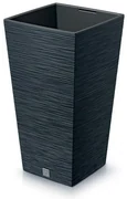 Kvetináč FURU SQUARE 39,5 cm, antracitová, 39 cm