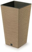 Kvetináč FURU SQUARE ECO WOOD 39,5 cm naturo