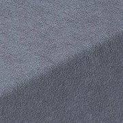 Napínacia plachta na posteľ froté EXCLUSIVE antracit 90 x 200 cm