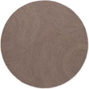 Hanse Home, Kusový koberec Calmio 106219 Taupe kruh, 120x120 (priemer) kruh, hnedá, obývacia izba