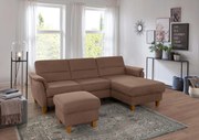XXXLutz ROHOVÁ SEDAČKA, textil, hnedá Sit & More - Sedačky - 000144019715