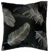 Dekoračná obliečka 45x45cm Pierka čierne TiaHome