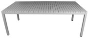 YASU Svetlošedý – MODERNÝ OBDĹŽNIKOVÝ ZÁHRADNÝ STÔL (do kuchyne, kaviarne, záhrady), 210 cm