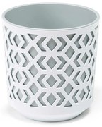 PLASTOVÝ KVETINÁČ ETNIC 20X19 CM SIVÁ