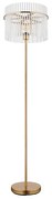 Globo 15698SM - Stojacia lampa GORLEY 1xE27/60W/230V zlatá
