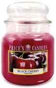PRICE´S MIDI sviečka v skle Black Cherry - horenie 90h