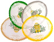 Veľkonočný oválny kuchynský obrus EGG