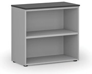 Kancelársky regál PRIMO GRAY, 800 x 420 x 740 mm, sivá/grafit