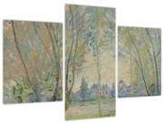 Obraz - Claude Monet, Woman Seated under the Willows, reprodukcia (90x60 cm)