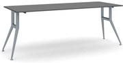 Rokovací kancelársky stôl WIDE, 200x80 cm, grafit