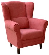 Kreslo ušák GALA červené