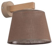 Brilagi - Nástenné svietidlo LATTE SABIA 1xE27/15W/230V borovica/hnedá