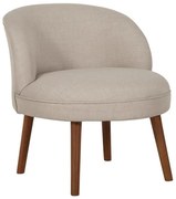 Detské kreslo KUNI krémové