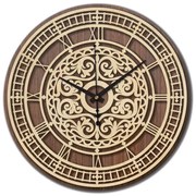 Drevené nástenné hodiny do obývačky aj do spálne | SENTOP PR0463