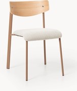 Čalúnená stolička z dubového dreva Nadia