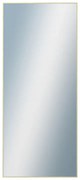 DANTIK - Zrkadlo v rámu, rozmer s rámom 60x140 cm z lišty Hliník zlatá lesklá (7001001)