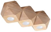 Sollux SL.1010 - Stropné svietidlo WOODY 3xGU10/40W/230V