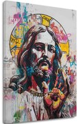 Obraz Pop Warrior na plátne | Maľovaná štruktúra