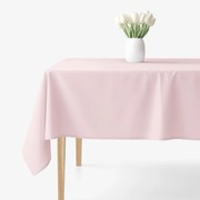 Goldea hranatý obrus 100% bavlnené plátno - púdrovo ružový 80 x 80 cm