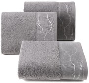 BAVLNENÝ UTERÁK METALIC5 50X90 CM SIVÁ