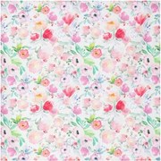 Obrus Akvarel kvety, 80x80 cm%