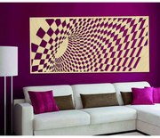 Vkusný obraz na stenu z drevenej preglejky ÚLETT I SENTOP PR0308