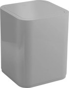 Gedy SEVENTY odpadkový kôš výklopný, 8 l, plast ABS, šedá 630908