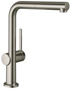 Hansgrohe M54, drezová batéria Talis s výsuvnou koncovkou, sBox, vzhľad nerezový, HAN-72809800