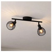 Eglo 901039 - Bodové svietidlo SONNINO 2xE14/40W/230V čierna