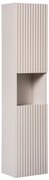 Vysokú závesnú kúpeľňovú skrinku Nova Cashmere 80-03-2D kašmírovú
