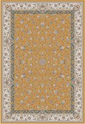 Koberec Sultan 1200 Gold – žltý obdĺžnik s orientálnym vzorom Rozmer: 250x350 cm