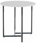 Jedálenský stôl Alto II, mramor / čierna