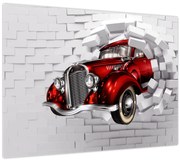 Obraz - Červené auto (70x50 cm)