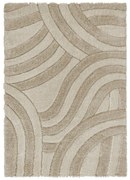 Béžový ručne tkaný koberec z recyklovaných vlákien 120x170 cm Velvet – Flair Rugs