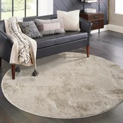 Dekorstudio Vintage okrúhly koberec ANTIK 481 béžový Priemer koberca: 160cm
