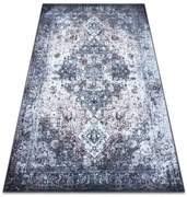 Koberec ANTIKA Ancret Washedstone ornament sivý