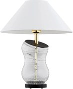Argon 8036 - Stolná lampa VENETO 1xE27/15W/230V biela/mosadz/čierna