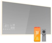 Blumfeldt Infračervený ohrievač, Smart Mirror, Infračervené žiarenie, 600 W, IP43