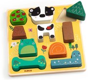 Puzzle & stavebnica 2v1 - Veselé zvieratká