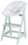 roba Detská vysoká stolička Born Up Zickzack 2 v 1 (mentolová)  (100366796)