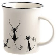 Porcelánový hrnček Hravé mačky 310 ml