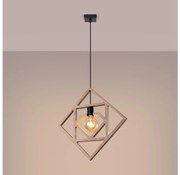 Sollux SL.1757 - Luster na lanku CARO 1xE27/15W/230V buk