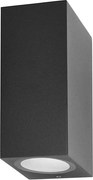 ITALUX OWL-2198-1SQ -Vonkajšie nástenné svietidlo GENTA 2xGU10/40W/230V IP54 15 cm