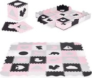 Penová podložka s plotom puzzle suchý bazén 36 kusov ECOTOYS
