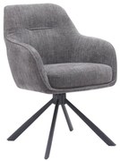 Otočná jedálenská stolička Avola (51140003), sivá