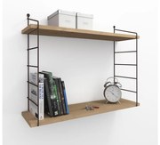 Nástenná polica ARMONI 58x72 cm béžová/hnedá