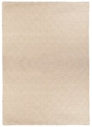 Krémovobiely obojstranný vonkajší koberec z recyklovaného plastu Green Decore Solitaire, 90 x 150 cm