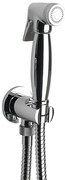 Reitano Rubinetteria Reitano Rubinetteria, Bidetová sprcha retro s hadicou a držiakom sprchy s vyústením, chróm, 9101