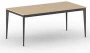Rokovací kancelársky stôl PRIMO ACTION, 180x90 cm, čierna podnož, buk